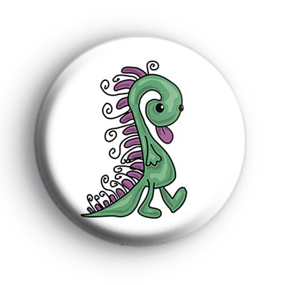 Monster Pink and Green Badge