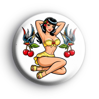 Retro Pin up badges