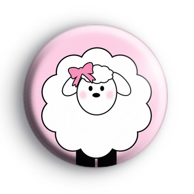 Cute Sheep Badge
