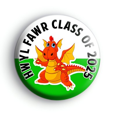Cute Welsh Goodbye Class of 2025 Badge