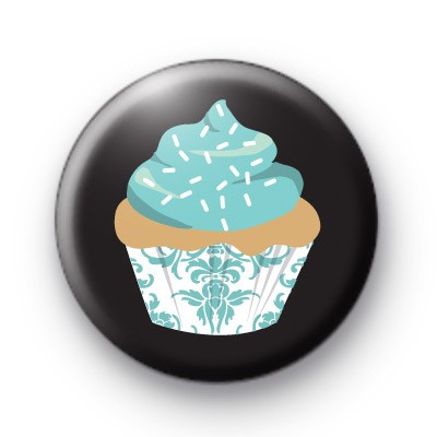 True Blue Cupcake Button Badges