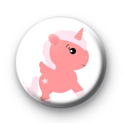 Sweet Magical Unicorn Button Badge