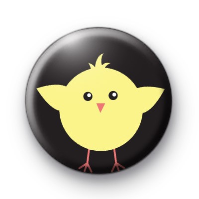 Cute Yellow Easter Chick Button Badges