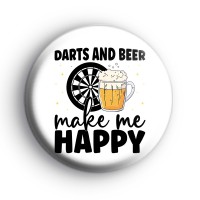 Darts and Beer Badge