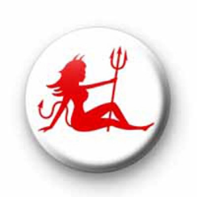 Devil pin up badges