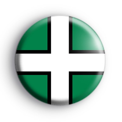 Devon Flag Button Badge