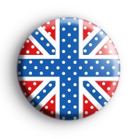 Dotty Union Jack Flag Badge