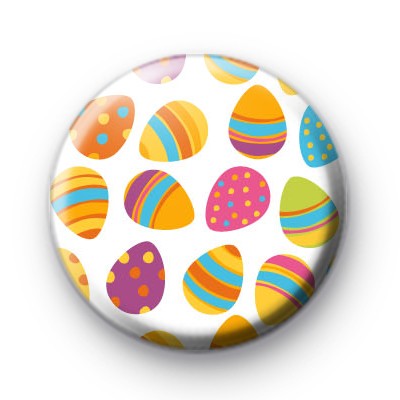 Easter Eggs Galore pin badge