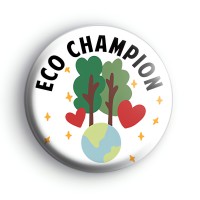Eco Champion Badge Button Badges