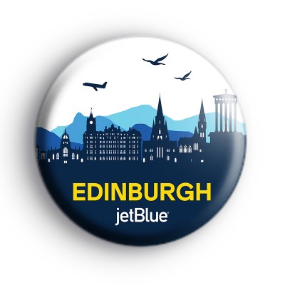 Edinburgh Jet Blue Badge