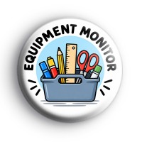 Equipment Monitor Classroom Badge Button Badges