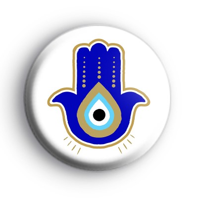 Hand of Fatim Hamsa Symbol Badge