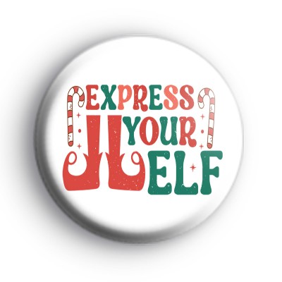 Retro Express Your Elf Badge