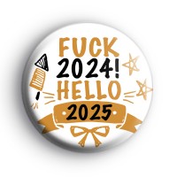 F OFF 2024 Hello 2025 Badge