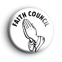 Faith Council Badge Button Badges