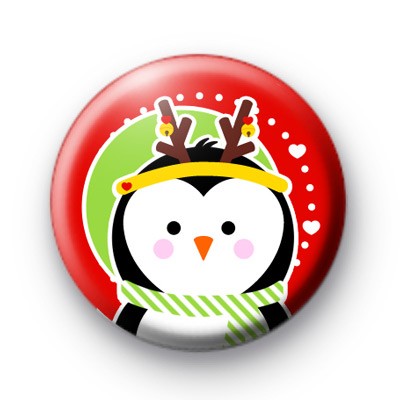 Festive Penguin Red Badges