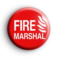 Fire Marshal Badge Button Badges