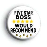 Five Star Boss Badge