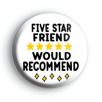 Five Star Friend Badge