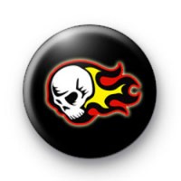 Flaming Skull Badges