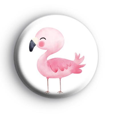 Pink Flamingo Badge