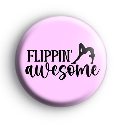 Flippin Awesome Gymnastics Badge