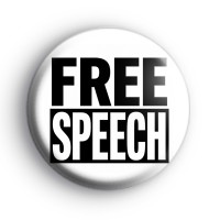 Free Speech Badge Button Badges