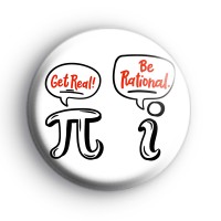 Geek Maths Slogan Badge Button Badges