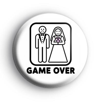 Game Over Wedding Badges