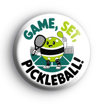 Game Set Pickleball Badge
