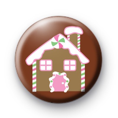Gingerbread House Festive Badge