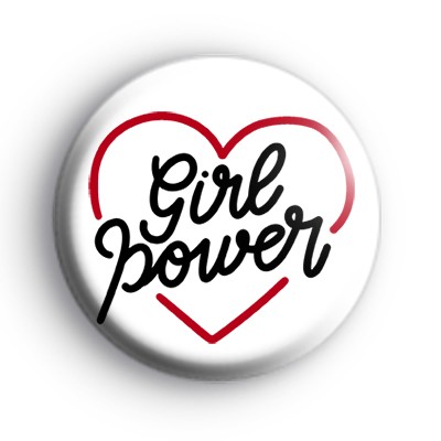 Girl Power Feminism Badge
