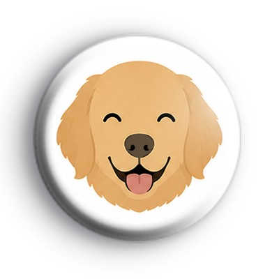 Golden Retriever Dog Badge