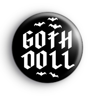 Goth Doll Badge
