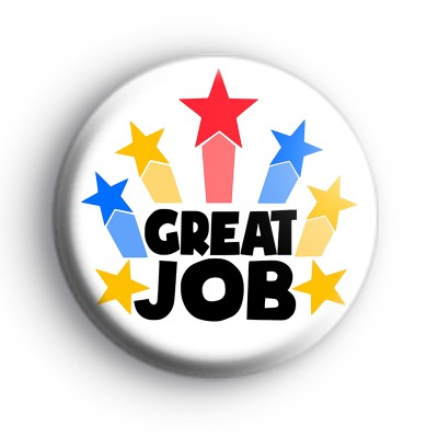Great Job Starburst Badge