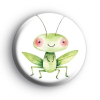 Green Cricket Insect Badge