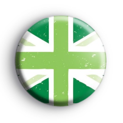 Green Union Jack Badge