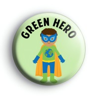 Green Hero Superhero Badge