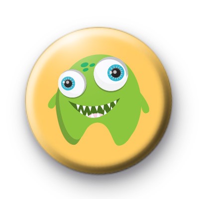 Extra Cute Green Monster Badges