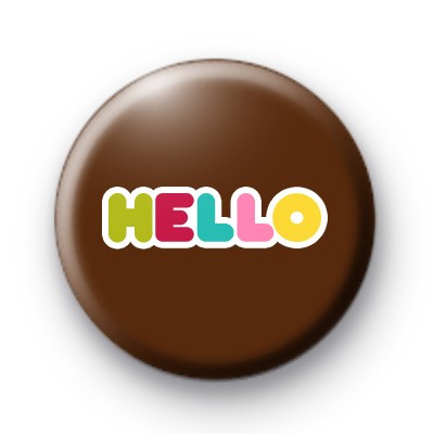 Greetings Hello Badge