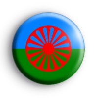 Gypsy Roma Traveller Symbol Flag Badge