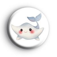 Hammerhead Shark Badge Button Badges