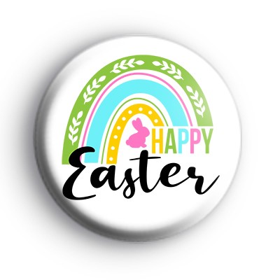 Happy Easter Bunny Badge