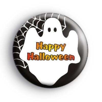 Happy Halloween Ghost Badge