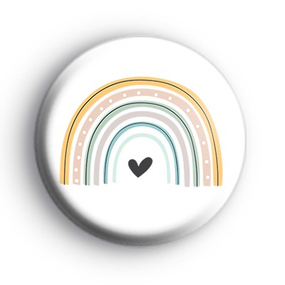 Pretty Pastel Rainbow Badge