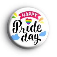 Happy Pride Day Rainbow Badge