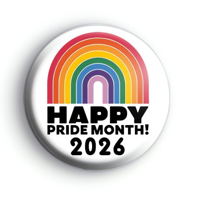 Happy Pride Month 2026 Rainbow Badge