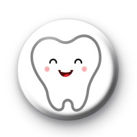 Happy Smiling Tooth Badge