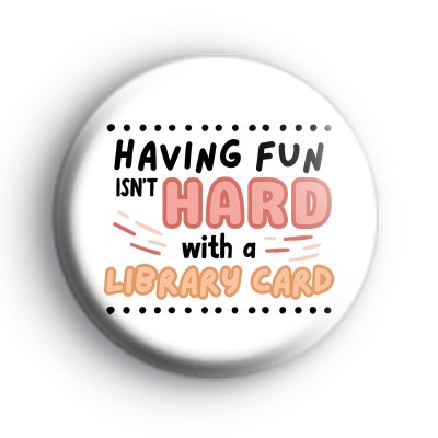 Library Card Badge