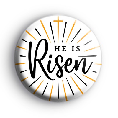 Religious Easter Button Badges